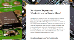 Desktop Screenshot of notebook-werkstatt.de